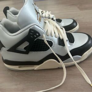 Nike Air Jordan 4 Retro "Pure Platinum" Sz 7Y